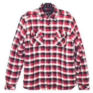 Fourstar flannel-jacket. With two side pockets.